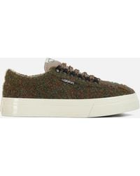 Stepney Workers Club Mens's Dellow Ramble Boucle Low Top Trainers - Multicolour
