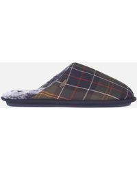 Barbour - Young Slipper Recycled Classic Tartan - Lyst