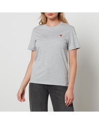 Maison Kitsuné - Fox Logo-Appliquéd Cotton-Jersey T-Shirt - Lyst