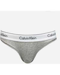 Calvin Klein Modern Cotton Bikini Briefs - Grey