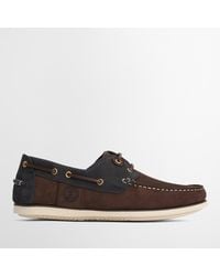Barbour - Wake Suede Boat Shoes - Lyst
