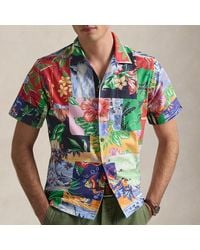 Polo Ralph Lauren - Classic Fit Cotton-Poplin Oxford Short Sleeved Shirt - Lyst