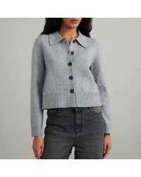 Nobody's Child - Collar Knit Cardigan - Lyst