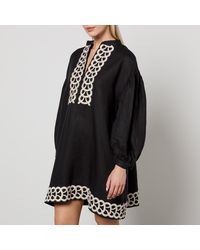 By Malene Birger - Limonna Embroidered Linen Dress - Lyst