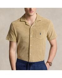Polo Ralph Lauren - Cotton-Blend Terry Slim-Fit Shirt - Lyst