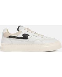 Stepney Workers Club - ’S Pearl S-Strike Leather Trainers - Lyst