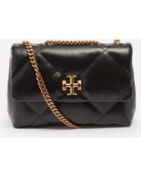 Tory Burch - Kira Diamond Quilt Small Convertible Leather Shoulder Bag - Lyst