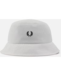 Fred Perry - Cotton-Piqué Bucket Hat - Lyst