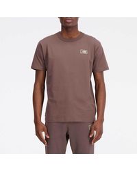 New Balance - Nb Essentials Graphic Cotton-Jersey T-Shirt - Lyst