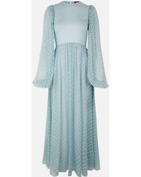 Stine Goya Chaima Midi Dress - Blue