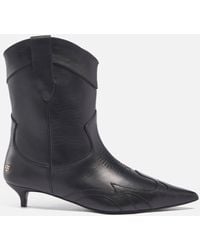 Anine Bing - Rae Leather Western Boots - Lyst