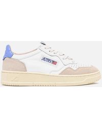 Autry - Medalist Leather And Suede Court Trainers - Lyst