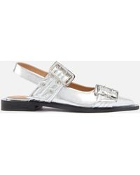 Ganni - Shoes With Buckles - Lyst