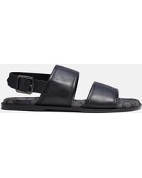 COACH - Leather Sandals - Lyst