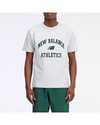 New Balance - Athletics Varsity Graphic Cotton-Jersey T-Shirt - Lyst
