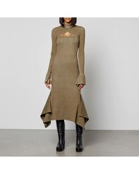 3.1 Phillip Lim - Ribbed Wool Midi Dress - Lyst