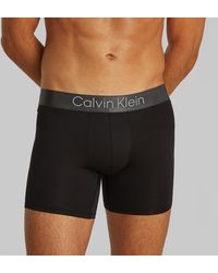 Calvin Klein - 3-Pack Brushed Cotton-Blend Jersey Boxer Briefs - Lyst