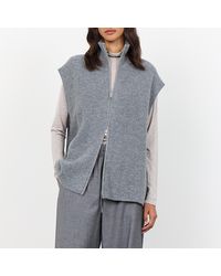 Levete Room - Leveté Room Juliana Wool-Blend Ribbed-Knit Jumper - Lyst