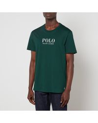 Polo Ralph Lauren - Logo-Print Cotton-Jersey T-Shirt - Lyst