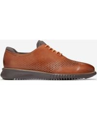 Cole Haan - Men's 2.zerøgrand Laser Wingtip Oxfords - Lyst