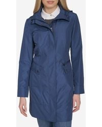 Cole Haan - Signature Packable Hooded Rain Jacket - Lyst