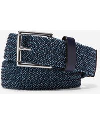 cole haan stretch weave belt