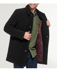 Cole Haan - Men's Wool-blend Car Coat - Lyst