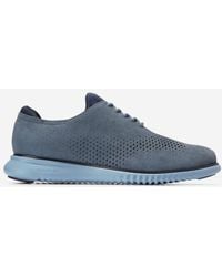 Cole Haan - Men's 2.zerøgrand Laser Wingtip Lined Oxfords - Lyst