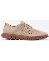 Cole Haan - Men's Zerøgrand Remastered Stitchlitetm Wingtip Oxfords - Lyst