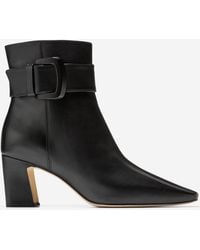 Cole Haan - Blanche Snip Toe Buckle Booties - Lyst
