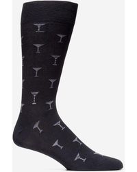 Cole Haan - Men's Martini Glass Dress Crew Socks - Lyst
