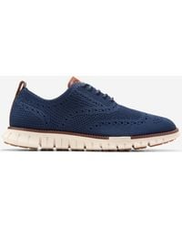 Cole Haan - Men's Zerøgrand Remastered Stitchlitetm Wingtip Oxfords - Lyst