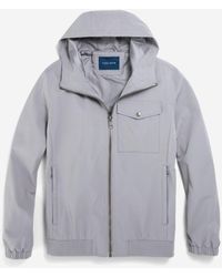 Cole Haan - Men's Hooded Jacket With Rib Hem - Lyst