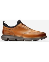 Cole Haan Leather 4.zerogrand Oxford in Brown for Men | Lyst