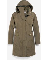 Cole Haan - Women's Signature Packable Hooded Rain Jacket - Lyst