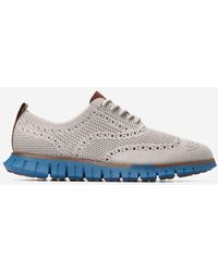 Cole Haan - Men's Zerøgrand Remastered Stitchlitetm Wingtip Oxfords - Lyst