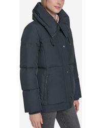 Cole Haan - Twill Nylon Down Jacket With Trapunto Stitch Details - Lyst
