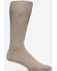 Cole Haan - Men's Tonal Argyle Crew Socks - Lyst