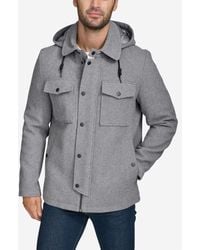 Cole Haan - Men's Wool Twill Field Jacket - Lyst