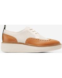 Cole Haan - Women's Øriginalgrand Platform Wingtip Oxfords - Lyst