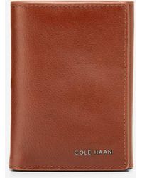 Cole Haan - Boxshine Trifold Wallet - Lyst