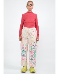 Collina Strada Doodle Flower Chason Pant - Multicolor