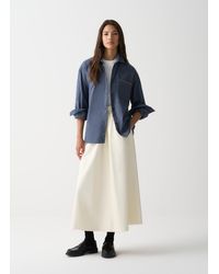 Colmar - Chemise En Flanelle De Coton, Couleur: Bleu Profond, Taille - Lyst