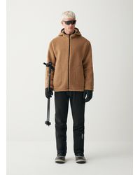 Colmar - Felpa Full Zip Con Cappuccio Effetto Orsetto, Colore: Marrakech, Taglia - Lyst