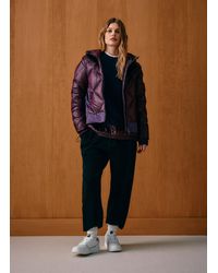 Colmar - Piumino Colorblock Con Zip Laterale, Colore Blackberry-Chateau, Taglia - Lyst