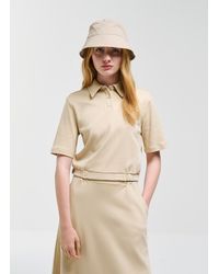 Colmar - Polo Court En Coton, Couleur Papiro, Taille - Lyst