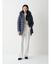 Colmar - Piumino A Trapezio Con Pelliccia, Colore Dark Profondo, Taglia - Lyst