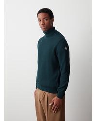 Colmar - Pullover Dolcevita A Coste Inglesi, Colore Bottle, Taglia - Lyst