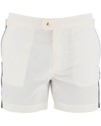 Tom Ford - "Contrast Piping Sea Bermuda Shorts - Lyst