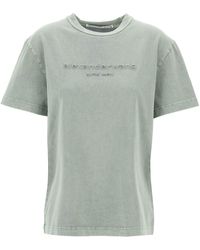 Alexander Wang - "Raised Logo T Shirt With Emb - Lyst